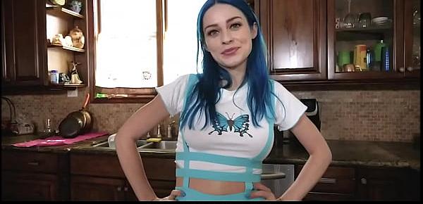  Big Tits Teen Stepsister Jewelz Blu Fucked In Family Kitchen By Stepbrother POV